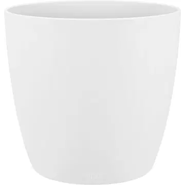 Lillepott brussels 16 cm, valge plast