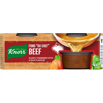 Knorr Fond „du Chef” Beef veisepuljongikontsentraadi portsjonid 4 x 28 g