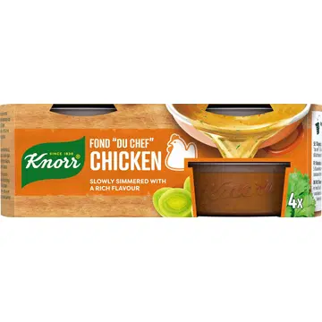 Knorr Fond „du Chef” Chicken kanapuljongikontsentraadi portsjonid 4 × 28 g
