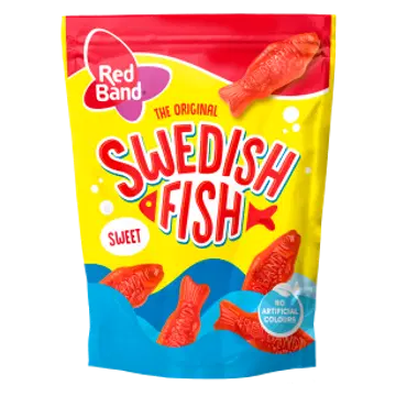 RED BAND SWEDISH FISH 100G