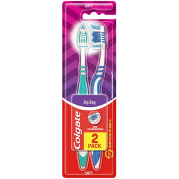 Colgate Zigzag Soft 2-pakk hambahari