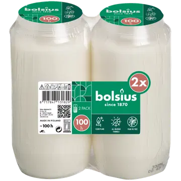 Hauaküünal Bolsius 100h 2tk