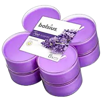 Bolsius teeküünal Lavendel 8h 8tk