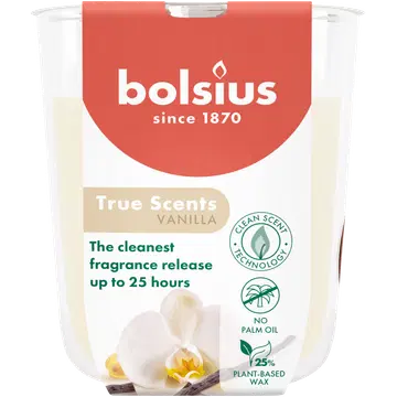 Bolsius lõhnaküünal 25h vanilje 80/73