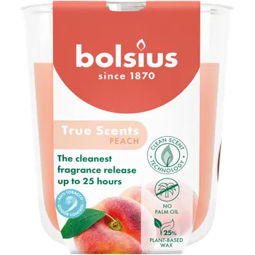 Lõhnaküünal Bolsius 80/73 virsik