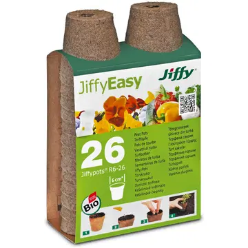 Turbapott jiffy 6 cm 26 tk