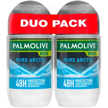 Palmolive rulldeodorant Men Pure Arctic 2x50ml