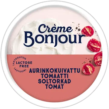 Crème Bonjour laktoosivaba leivamääre päikesekuivatatud tomatitega 200g