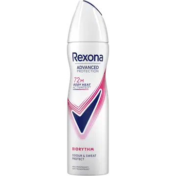 Rexona Advanced Protection spreideodorant biorythm 72h 150ml