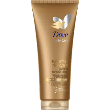 Dove isepruunistav kehakreem medium to dark 200ml
