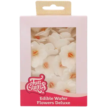 Funcakes söödavad vahvlililled (valged hortensiad), 25 g (18 tk)