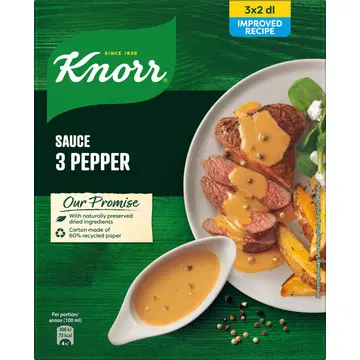 Knorr 3 pipra kuivkastme segu 3x32g