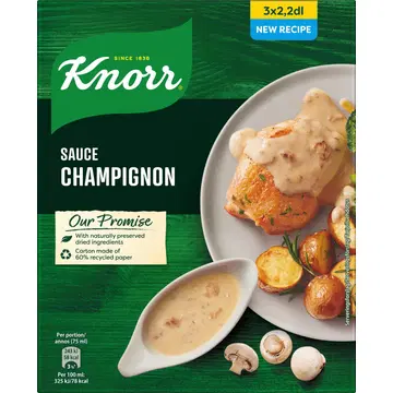 Knorr seenekastme pulber, 3x36 g