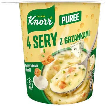 Knorr kartulipuder nelja juustu ja krutoonidega 50g