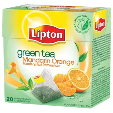 Lipton roheline tee mandariin ja apelsin 20 x 1,8 g