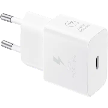 Samsung 25 W USB‑C GaN laadija, valge (kaablita)