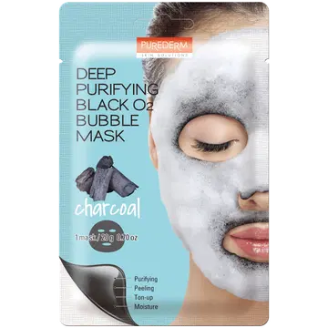 Purederm mullimask sügavpuhastav must O2 söe