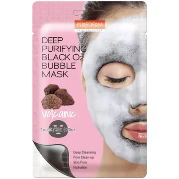 Purederm mullimask sügavpuhastav O2 vulkaaniline