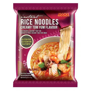 Mama riisinuudlid Creamy Tom Yum, gluteenivaba, 55g