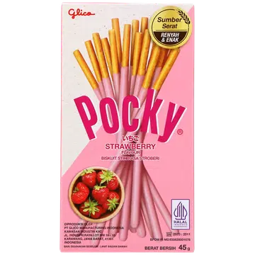 Pocky maasikamaitseline pulgaküpsis, 45 g
