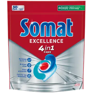 Nõudepesumasina kapslid Somat Excellence 4in1 30tk