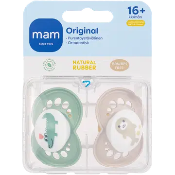 MAM Original lutt 16k, 2 tk