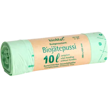 Biolagunev prügikott Biomat 10l 20tk