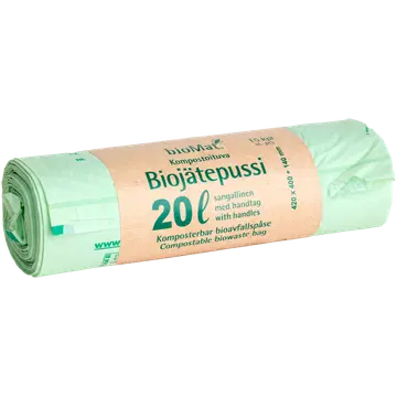 Biolagunev prügikott Biomat 20l 15tk