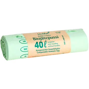 Biojäätmete prügikott BioMat 40l 520x630mm 10tk