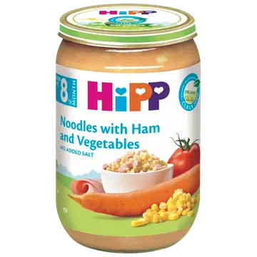 Hipp aedvilja-nuudliroog singiga öko, 220g, alates 8-elukuust