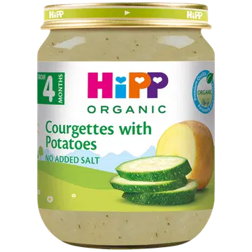 HiPP suvikõrvitsapüree kartuliga öko peale 4.k 125g