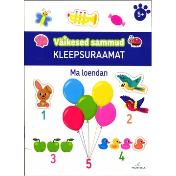 Väikesed sammud. Ma loendan. Kleepsuraamat