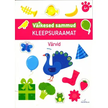 Väikesed sammud. Värvid. Kleepsuraamat