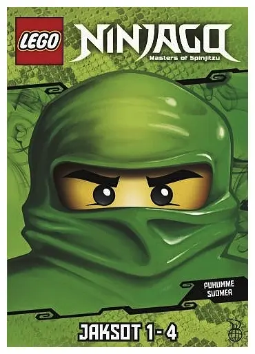 DVD Lego Ninjago jaksot 1-4