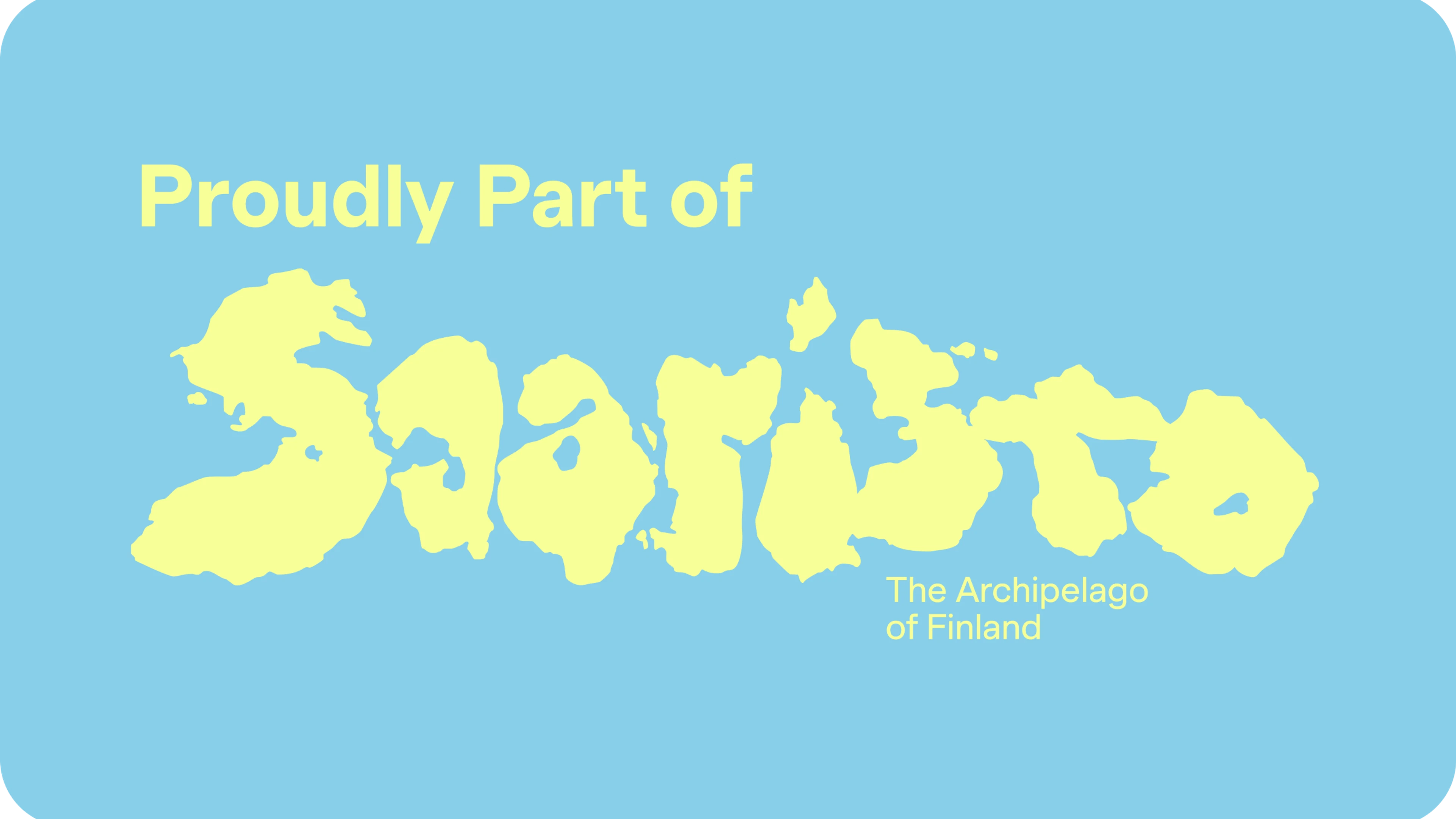 Saaristo brändikuva, joka symbolisoi hotellin ja Saariston yhteistyötä