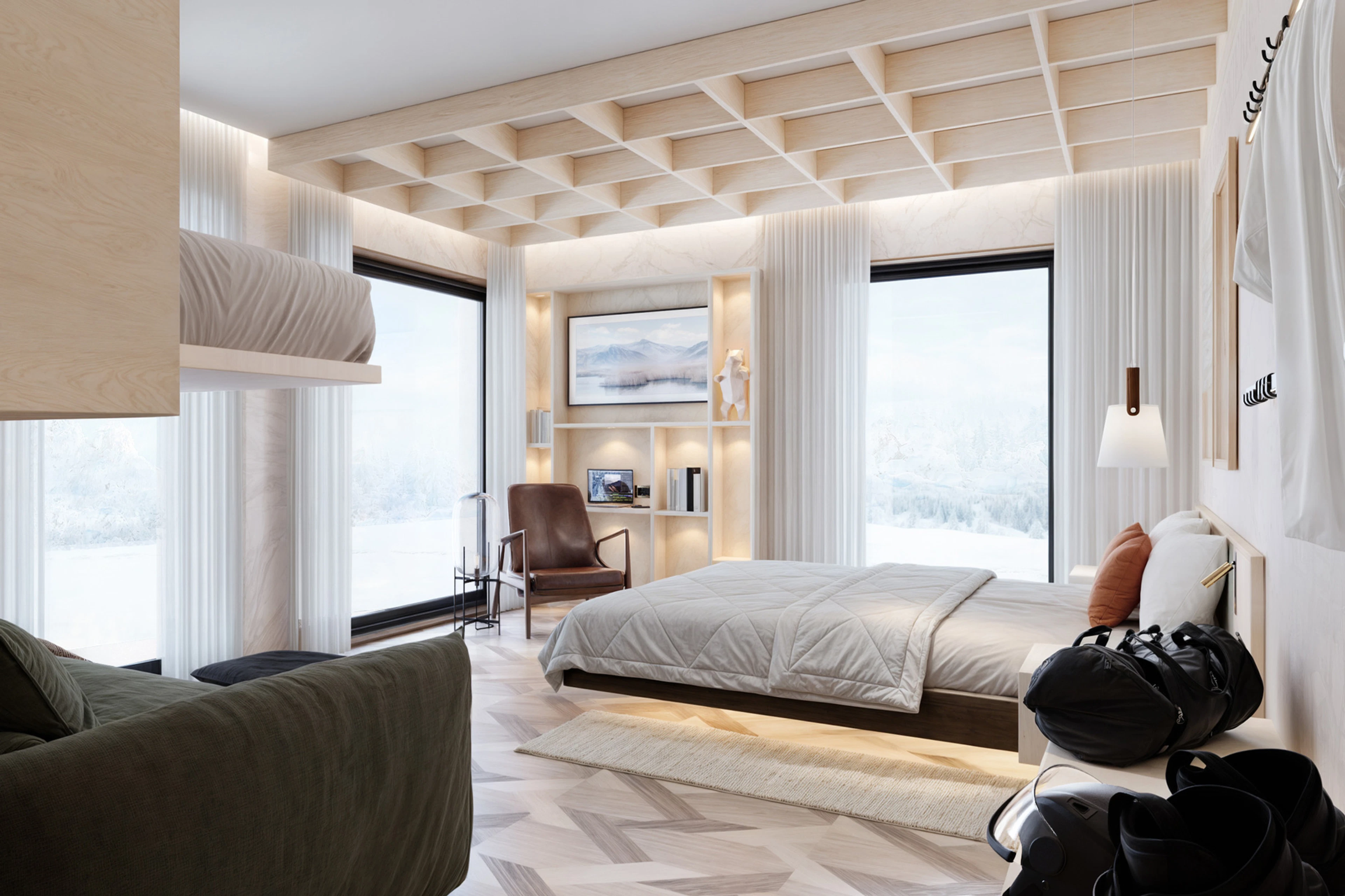 Havainnekuva Break Sokos Hotel Rukan Superior-huoneesta