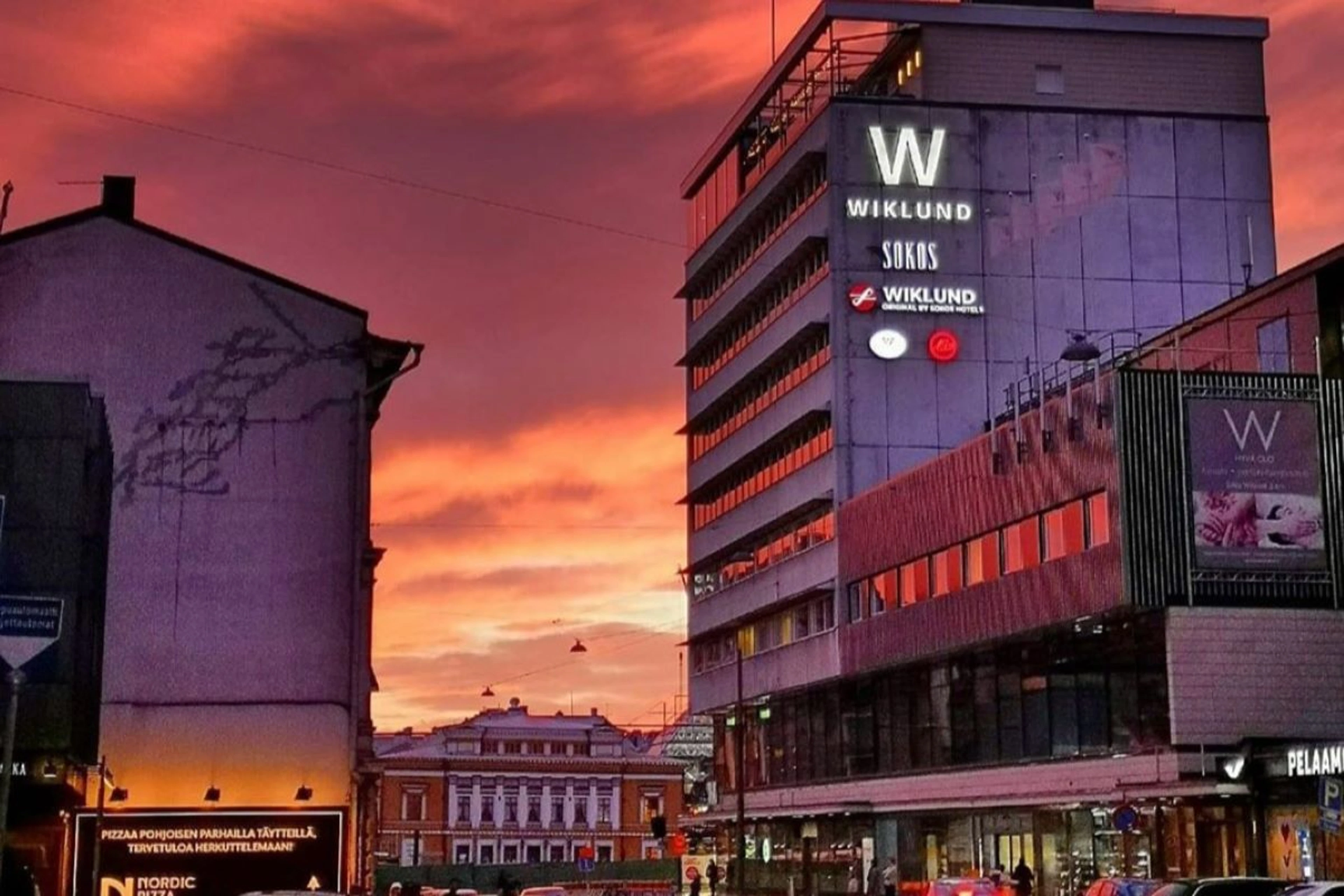 Original Sokos Hotel Wiklund auringonlasku, åbo svenska teatteri, walo rooftopbar, eerikinkatu