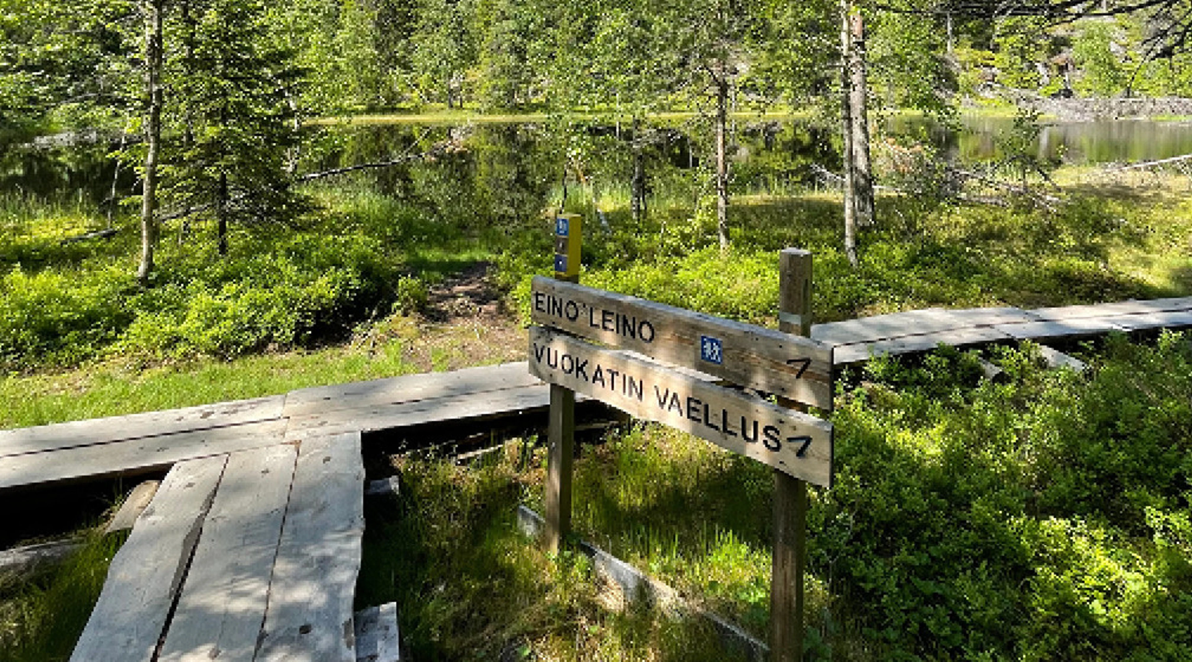Vuokatin Vaellus luontokuva vaellusreitiltä