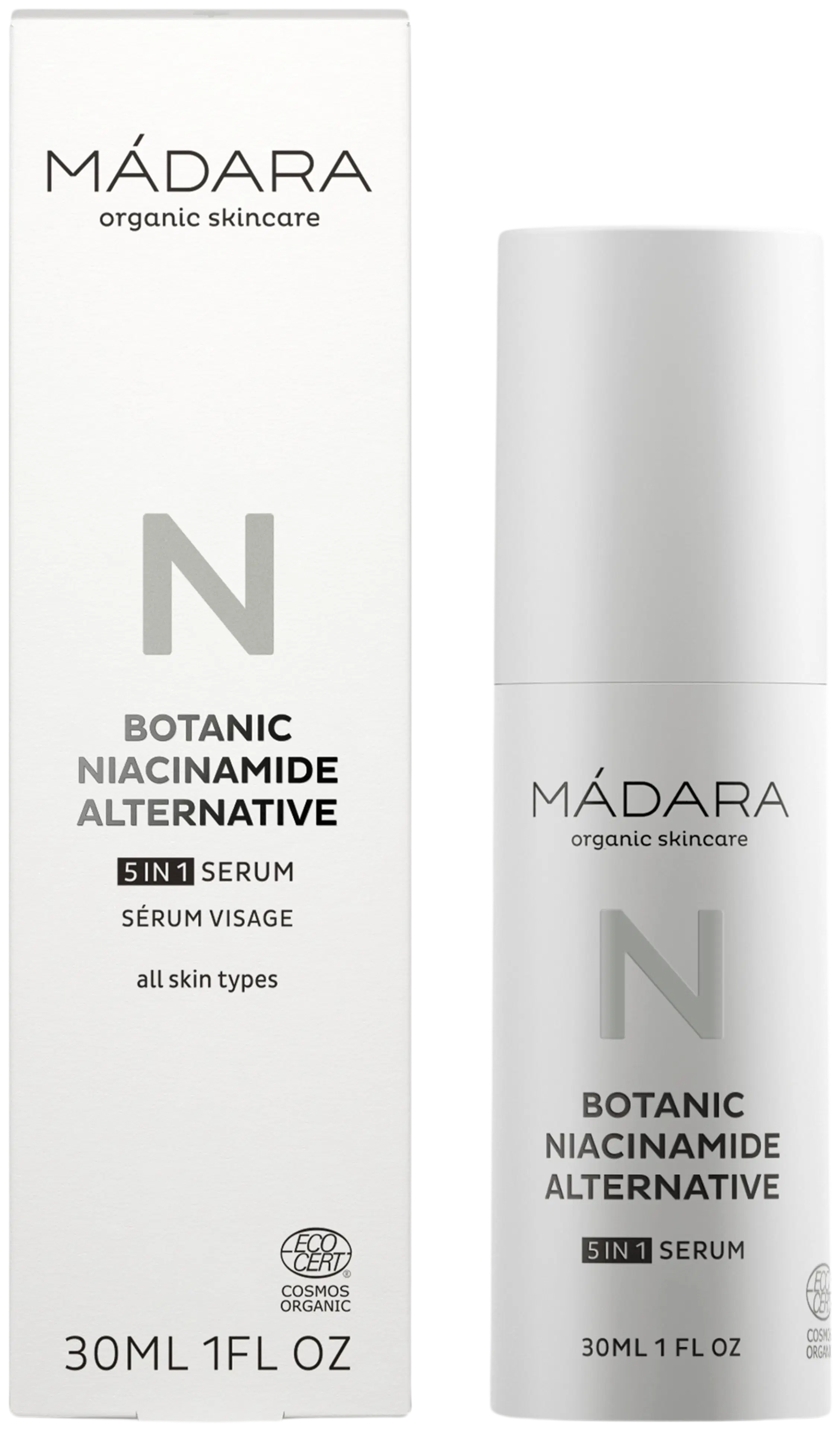 MÁDARA Botanic Niacinamide Alternative 5 in 1 -seerumi 30 ml