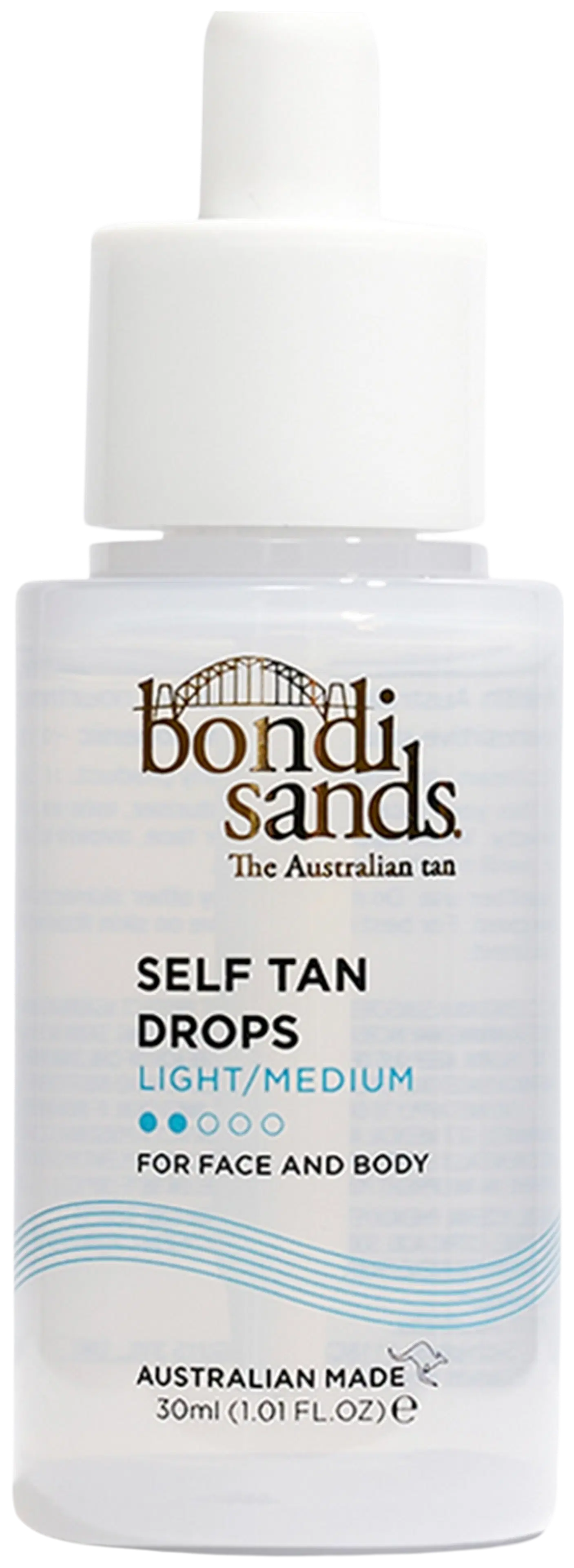 Bondi Sands Face Drops Light/Medium itseruskettavat tipat kasvoille 30 ml