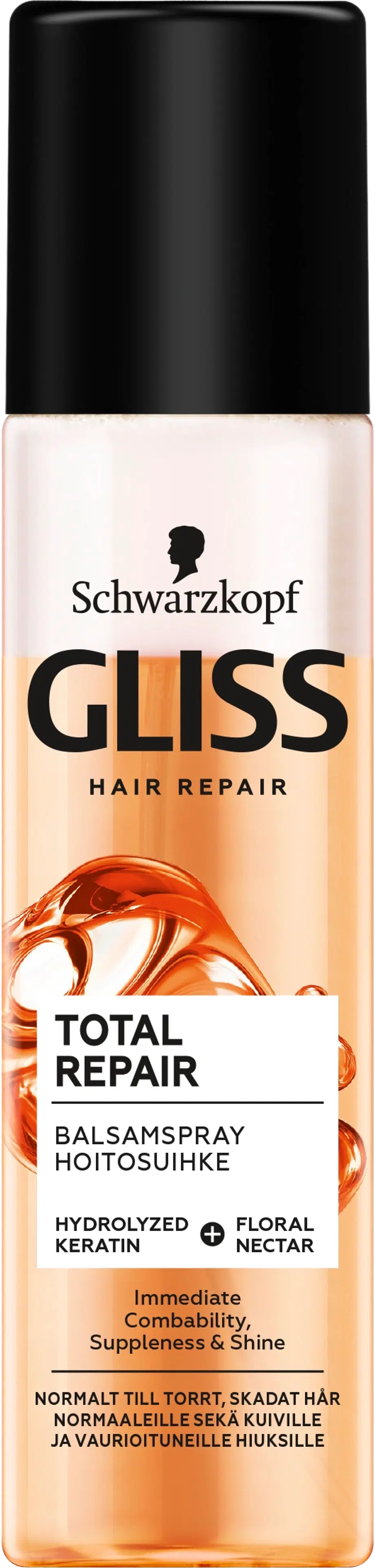 Schwarzkopf Gliss 200ml Total Repair hoitoainesuihke