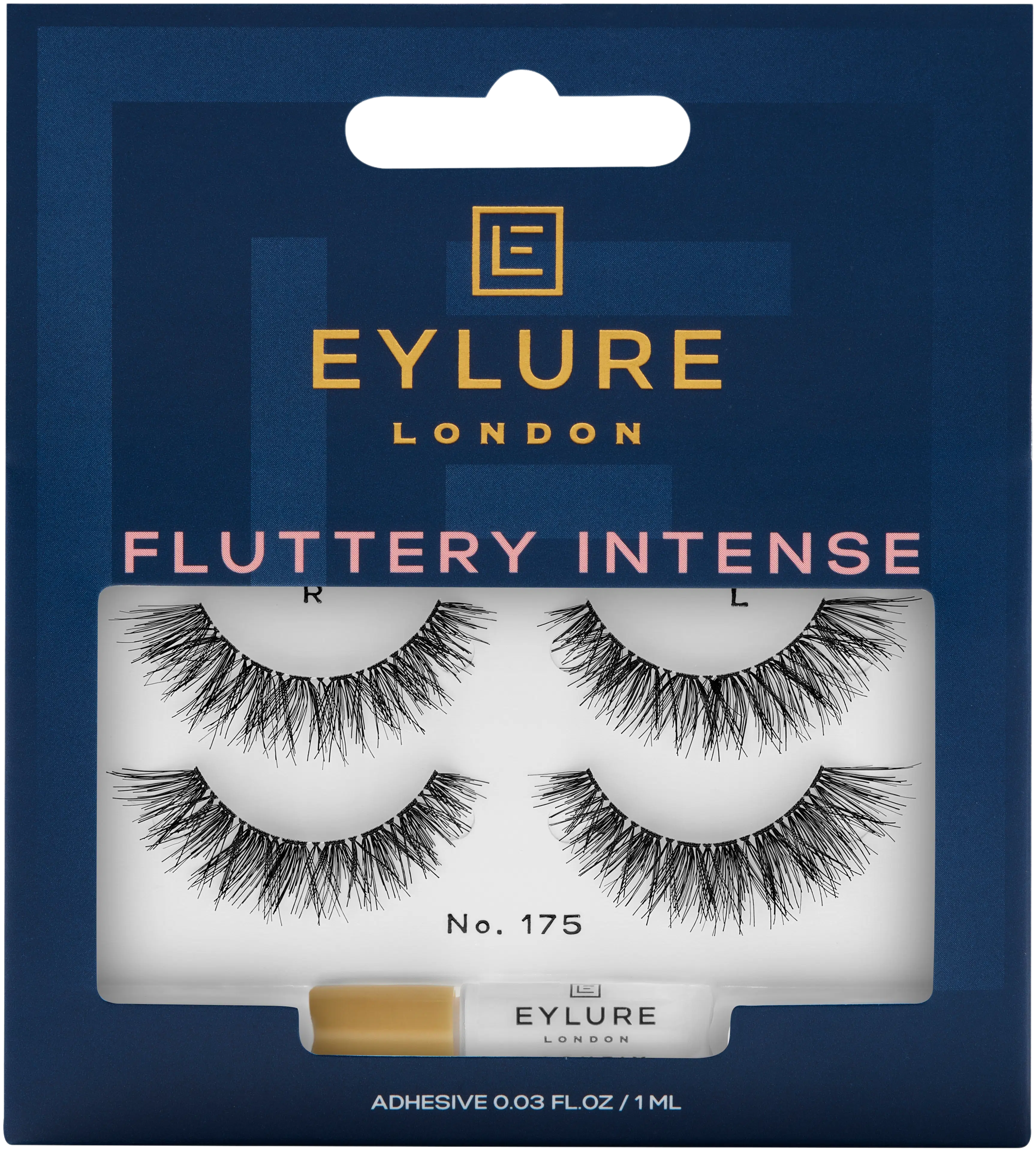 Eylure Fluttery Intense 175 -irtoripset ja liima 2-pack