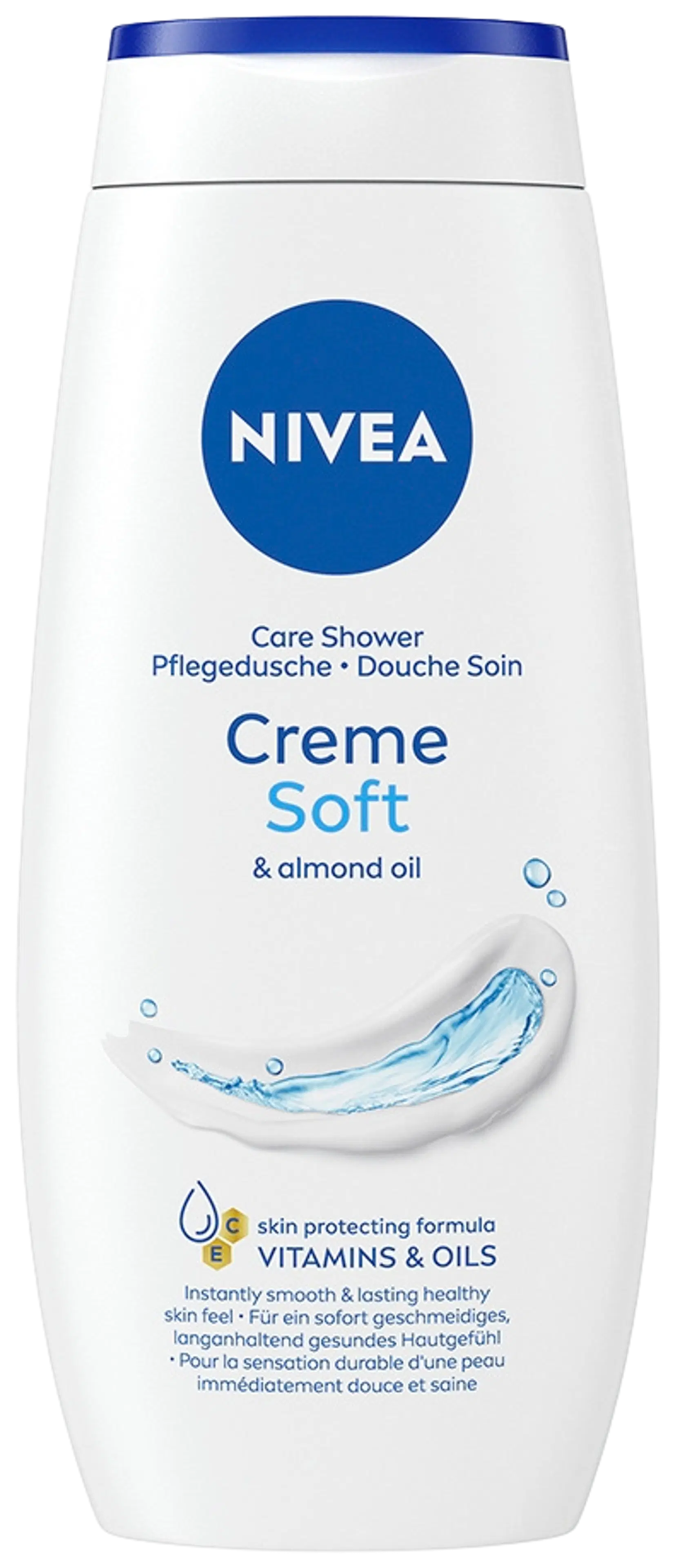 NIVEA 250ml Creme Soft Care Shower -suihkusaippua