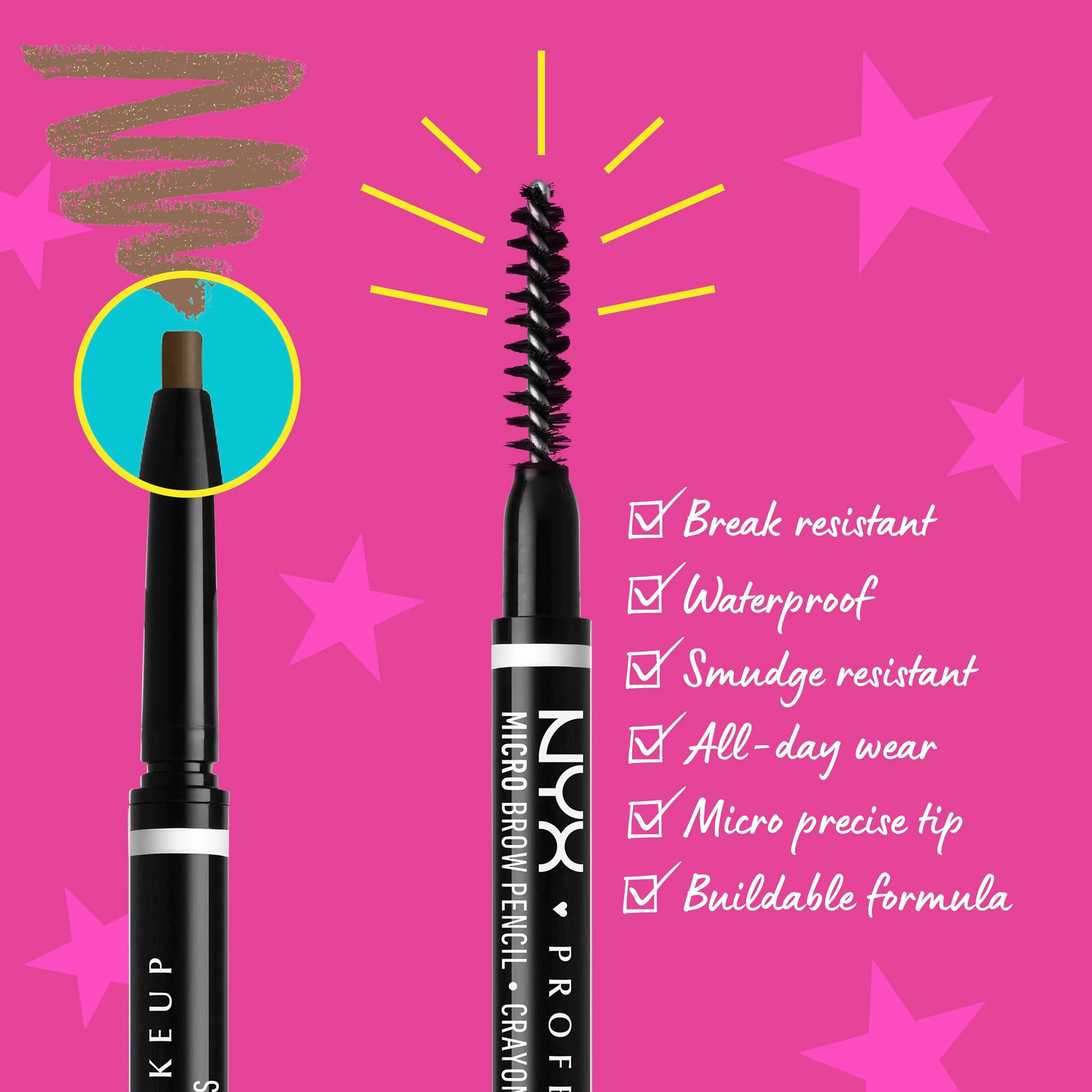 NYX Professional Makeup Micro Brow Pencil -kulmakynä 0,09 g