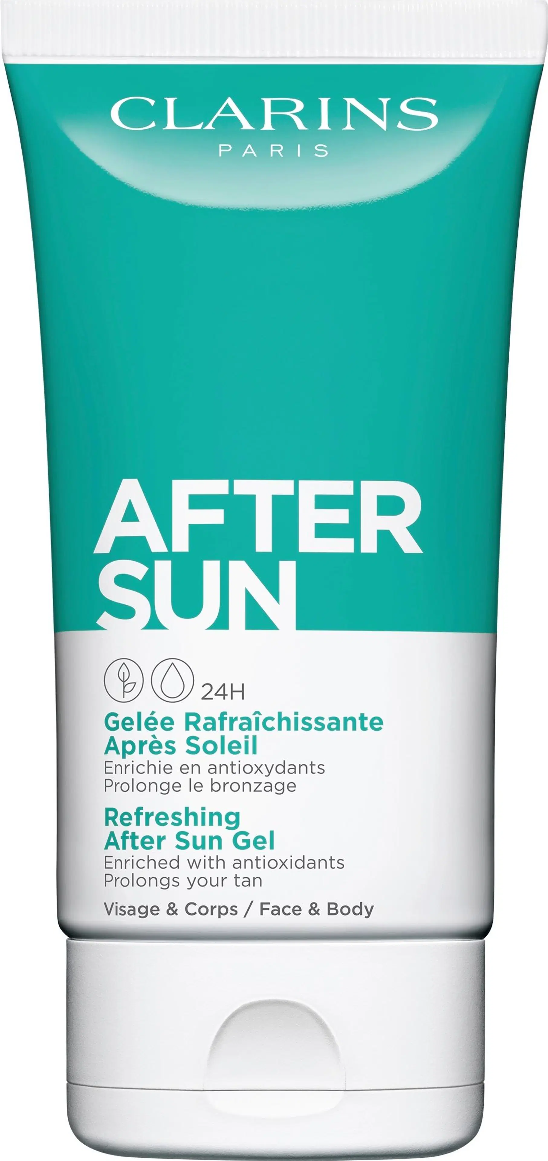 Clarin Refreshing Aftersun Gel for Face & Body virkistävä geeli kasvoille ja vartalolle auringonoton jälkeen 150 ml