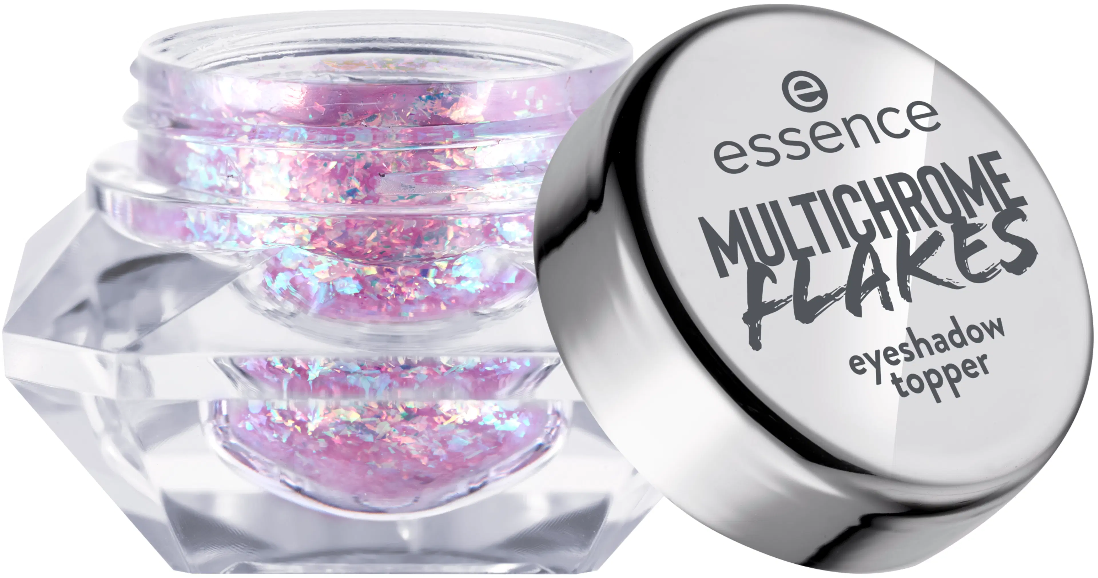 essence MULTICHROME FLAKES eyeshadow topper korostusluomiväri 2 g