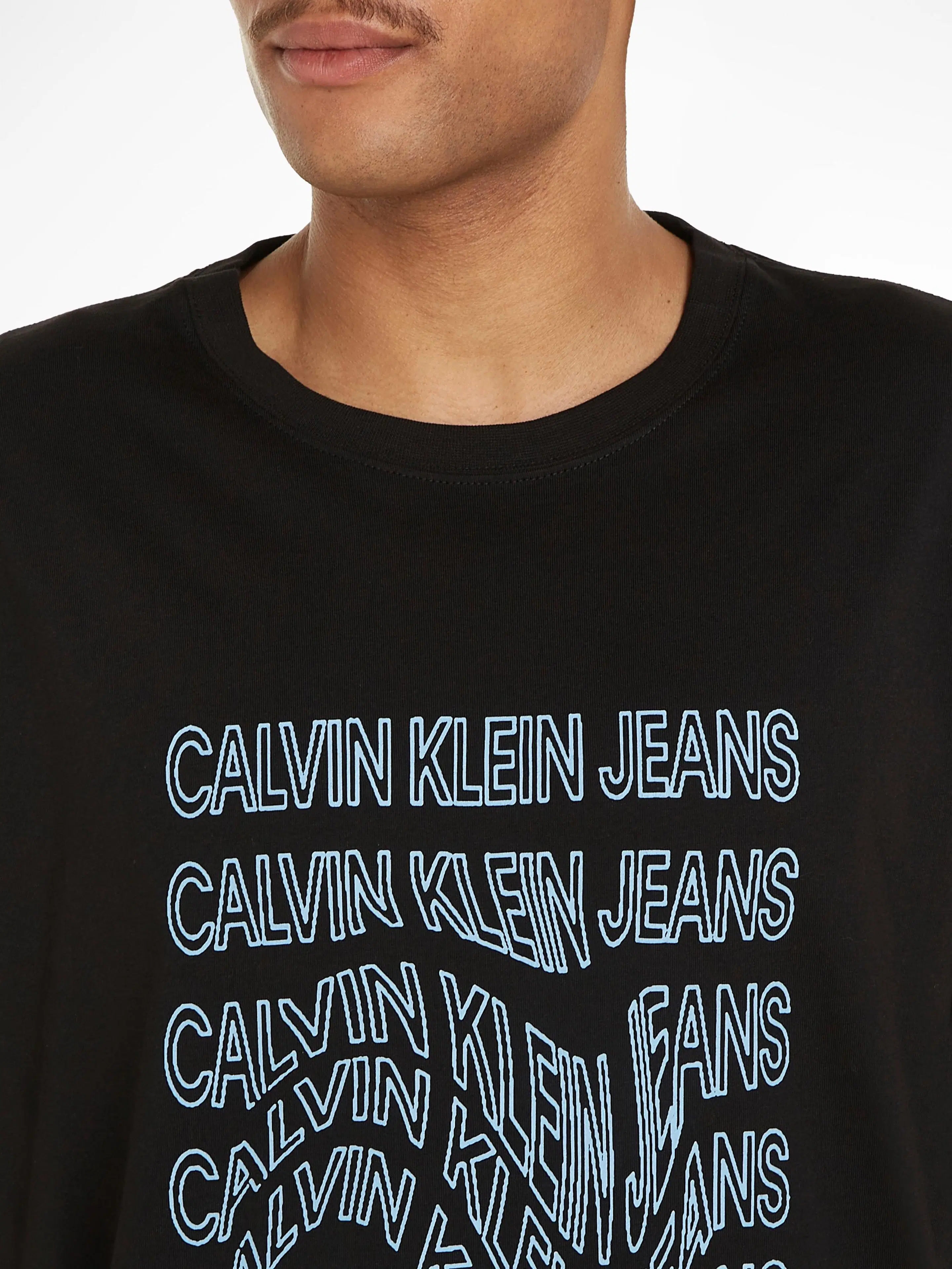 Calvin Klein Jeans Institutional warp t-paita