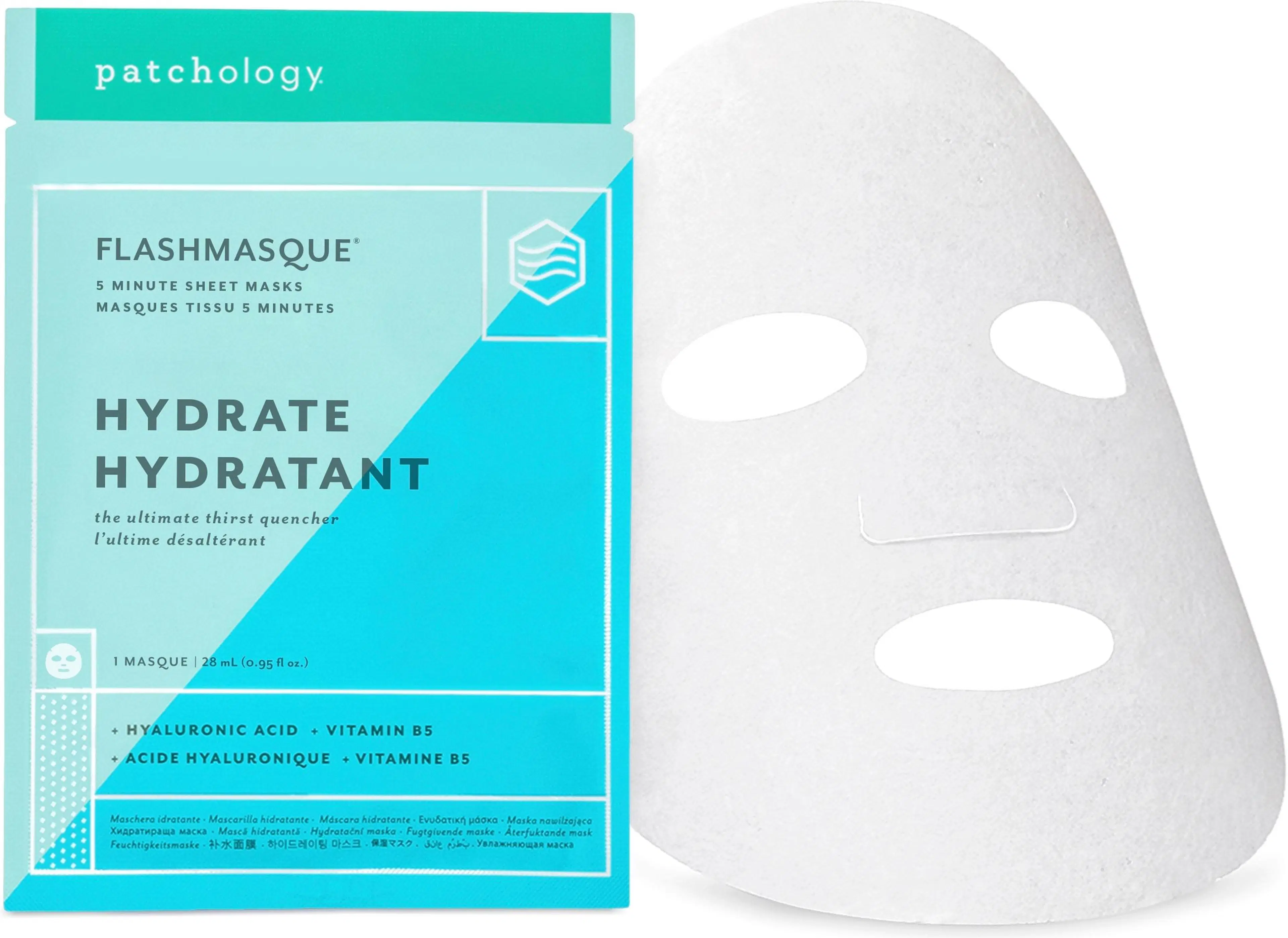 Patchology FlashMasque Hydrate Sheet mask -kangasnaamio