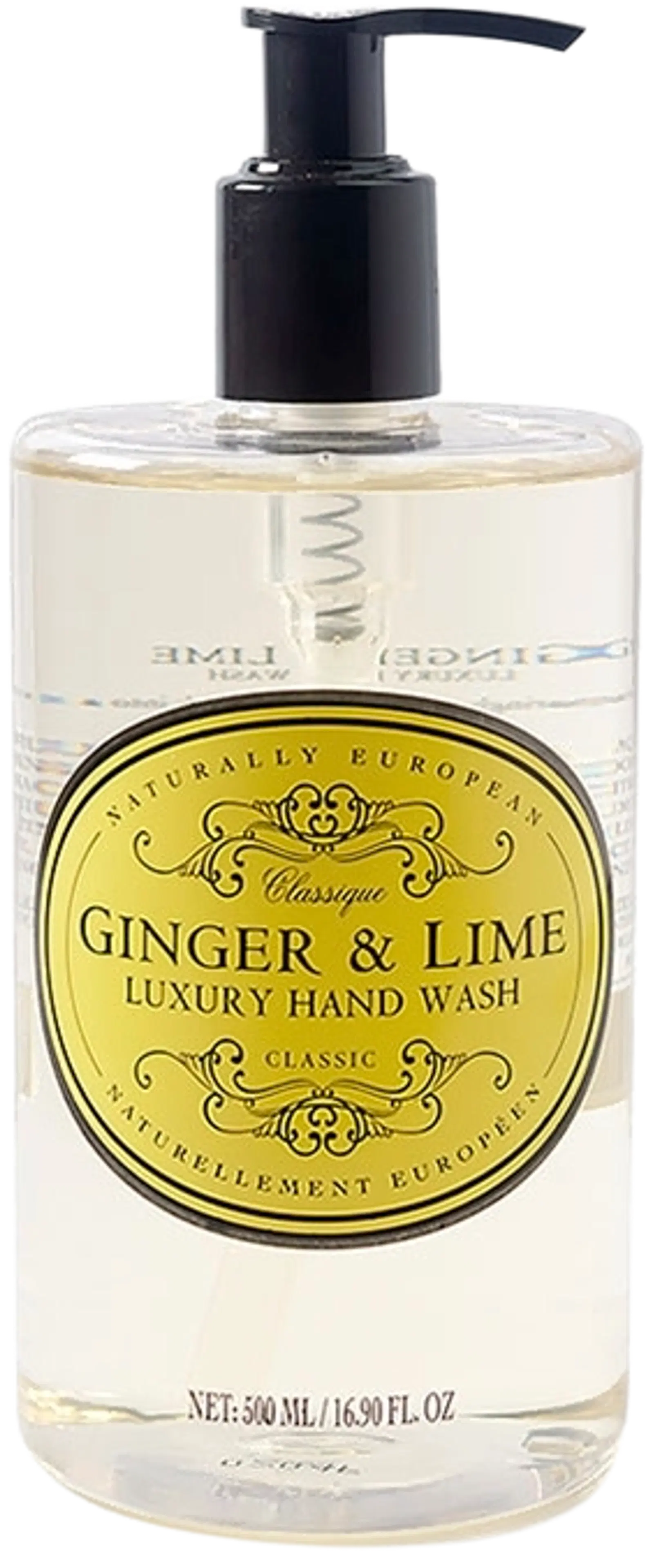 Naturally European Ginger & Lime Luxury Hand Wash käsisaippua 500 ml