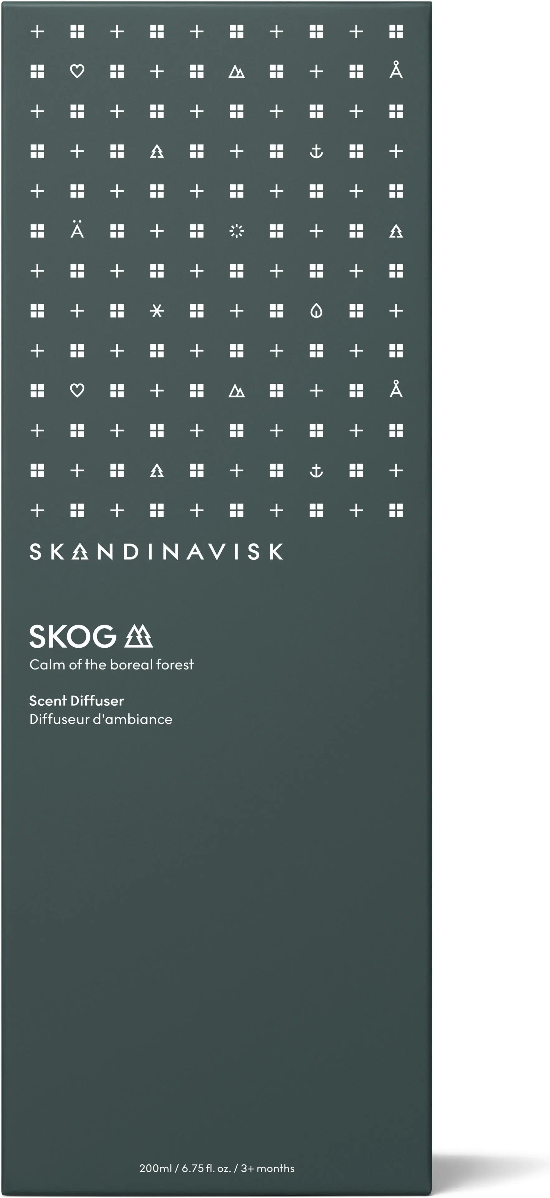 Skandinavisk SKOG Huonetuoksu ruokotikuilla 200ml, vihreä